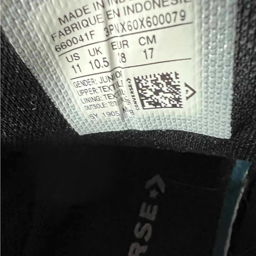 Converse Black and Gray Sneakers Iconic Design